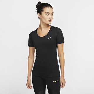 Top Nike Infinite Maneca Scurta Running Dama Negrii | GQSY-13624